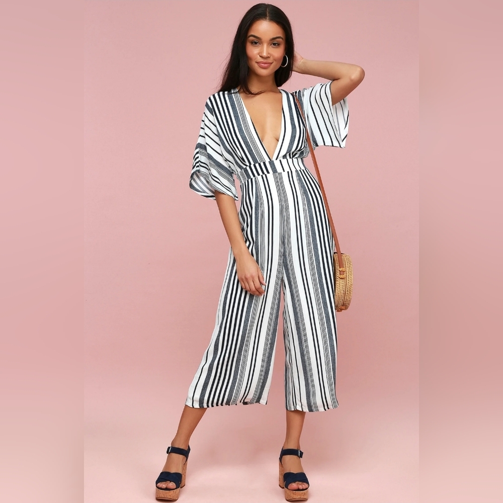 Lulu's Linen Jumpsuit NAVY💙